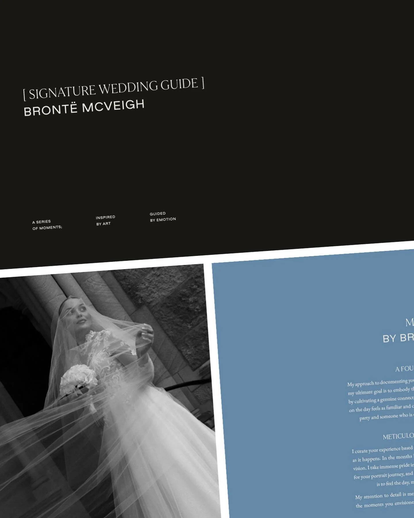 Taking @brontemcveigh&rsquo;s branding from concept to elevated, highly curated client experience. Matching her exquisite artistry with a comprehensive and considered client journey that starts well before first introductions and includes so many gen