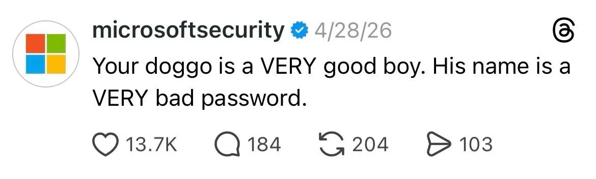 Threads Post for Microsoft Security By Ritch Duncan