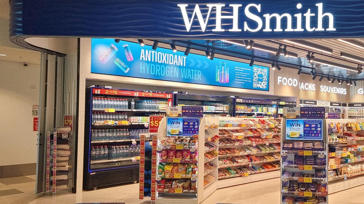 📣 Attention Sydneysiders! 📣

Boundless Hydrogen Water is now available in WHSmith convenience stores at ALL airports in Australia (Domestic and International) 😮

Whether it&rsquo;s for business or pleasure, don&rsquo;t forget to recover ❤️&zwj;🩹
