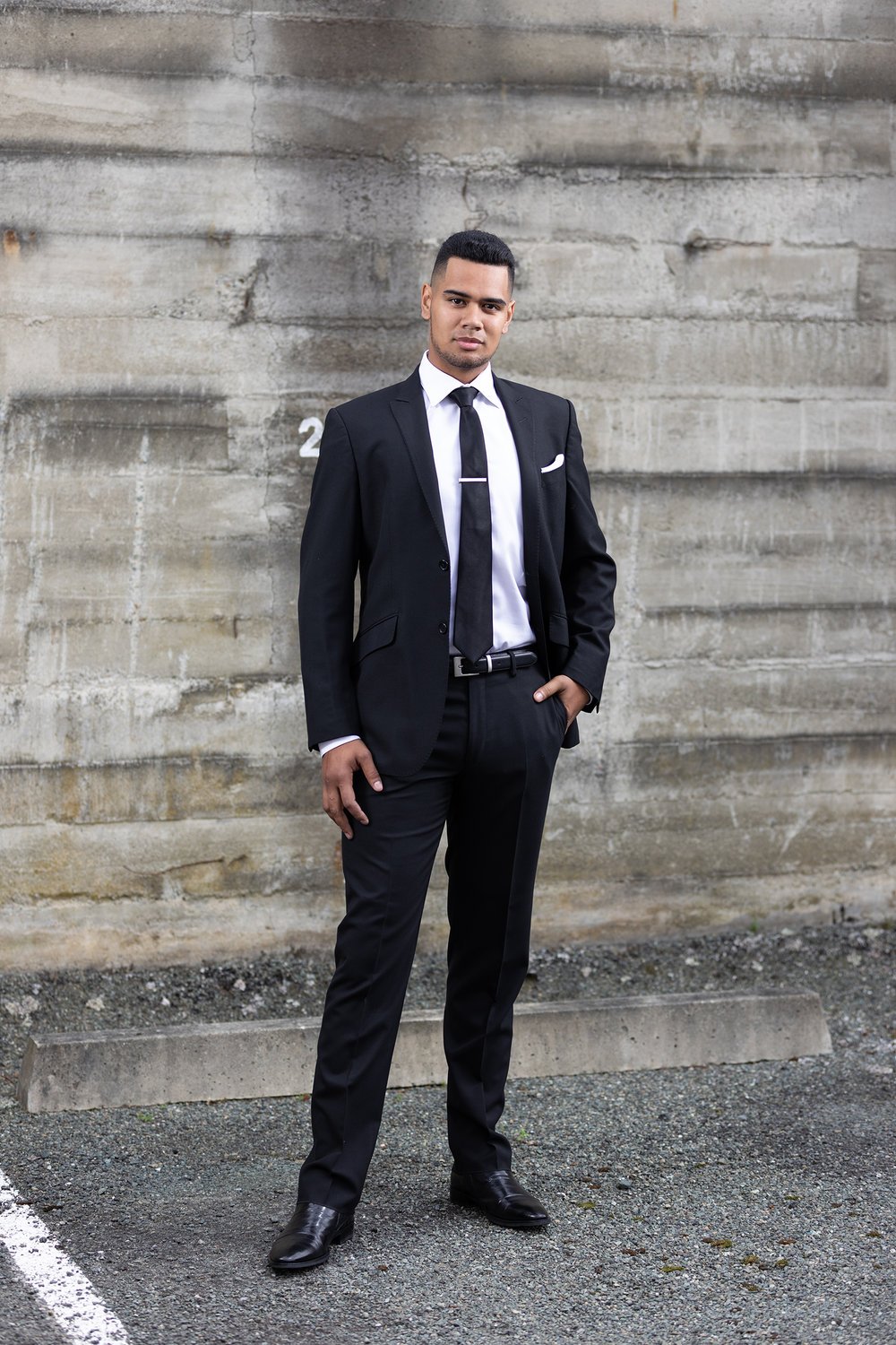 black suit for hire