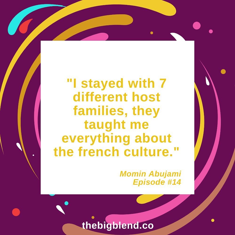 &hearts;️ Integrating a culture thanks to local champions.

Discover Momin&rsquo;s story on The Big Blend, episode #14!
.
.
.

#multicultural #multilingual #podcast