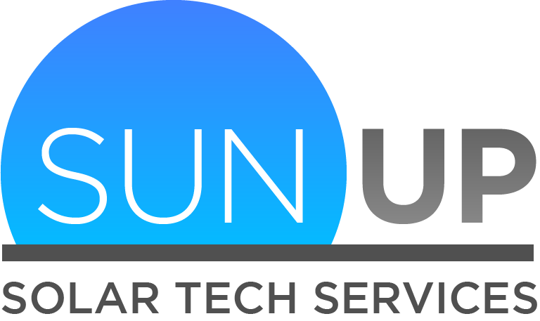 A blue background with the word "SUN" in white text and a gray graphic element.
