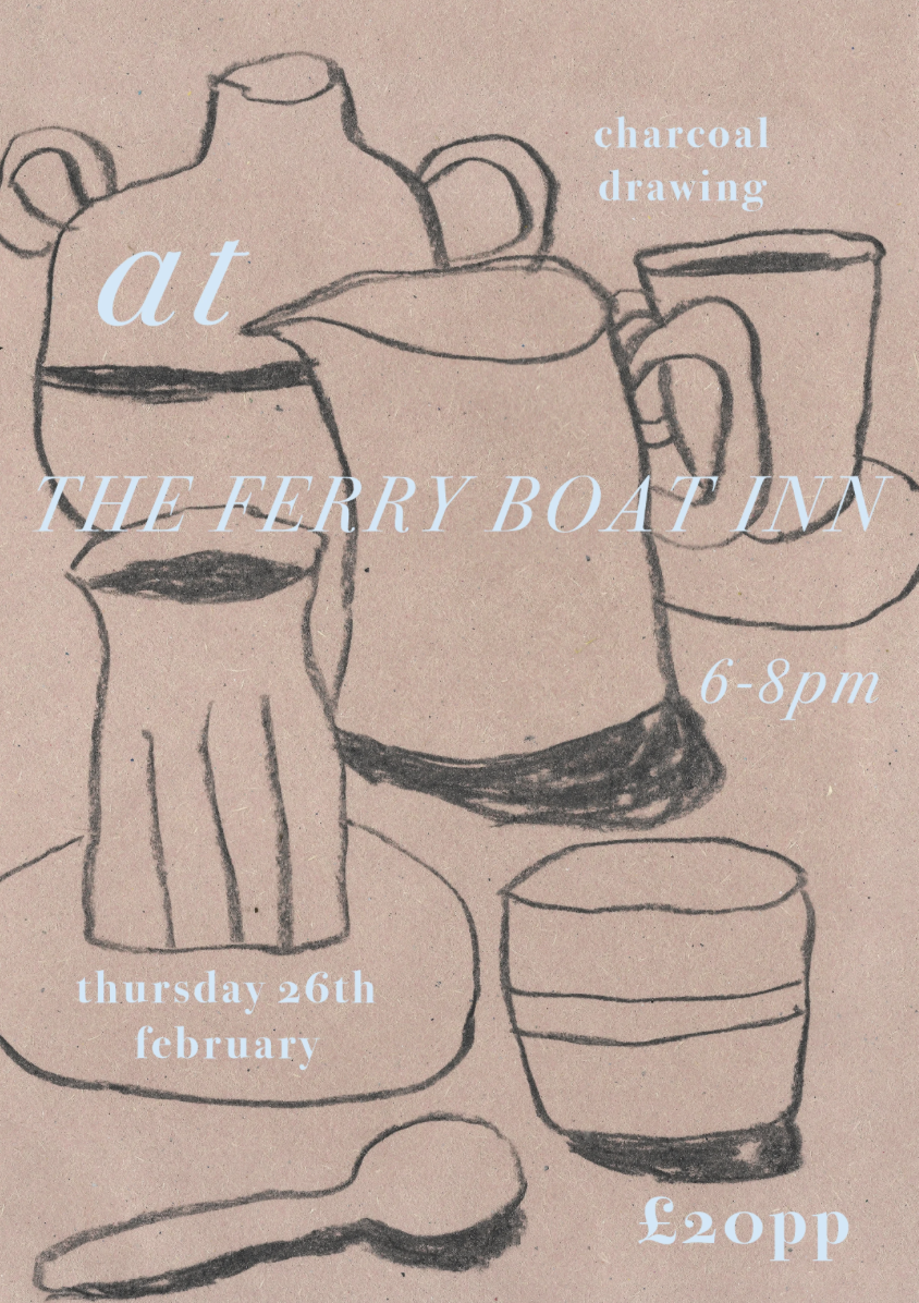 Charcoal Drawing Evening