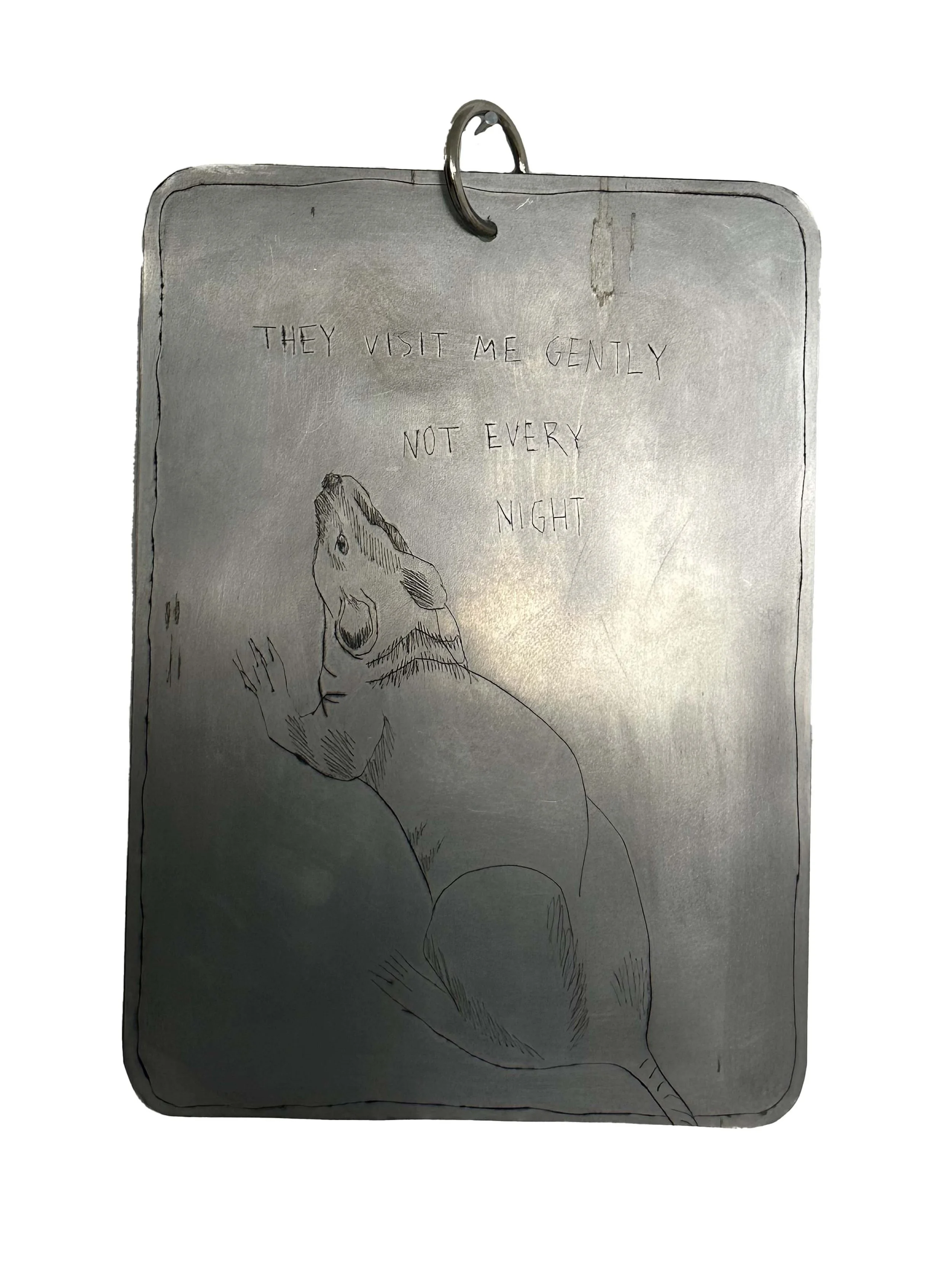 RATTENLIEF
20 x 28 cm
Oil on metal sheet