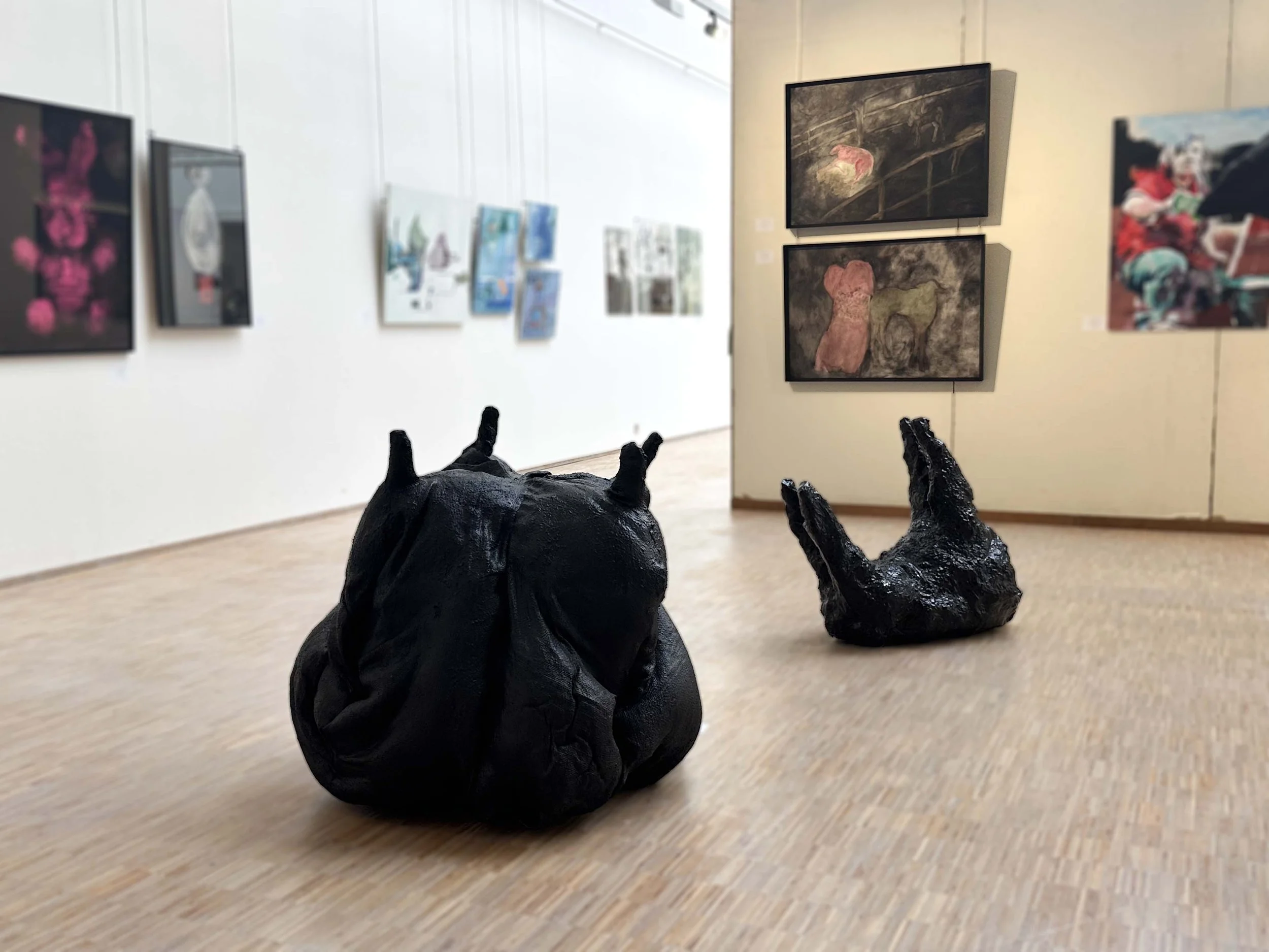 MOE and THE BLACK SHEEP, installation view