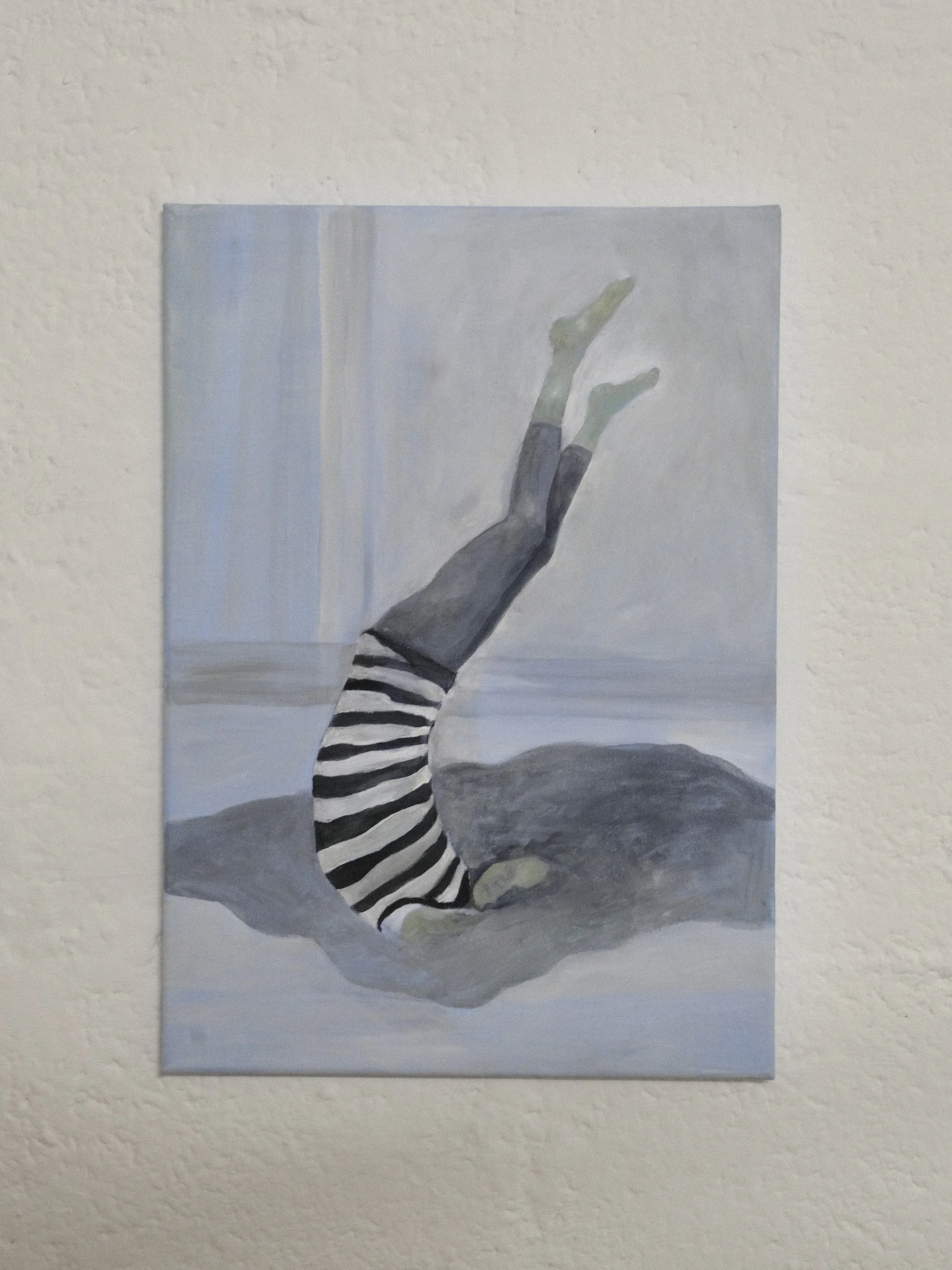 "Voor het avondeten"
Acrylic and oil on canvas
32 x 44 cm
2025