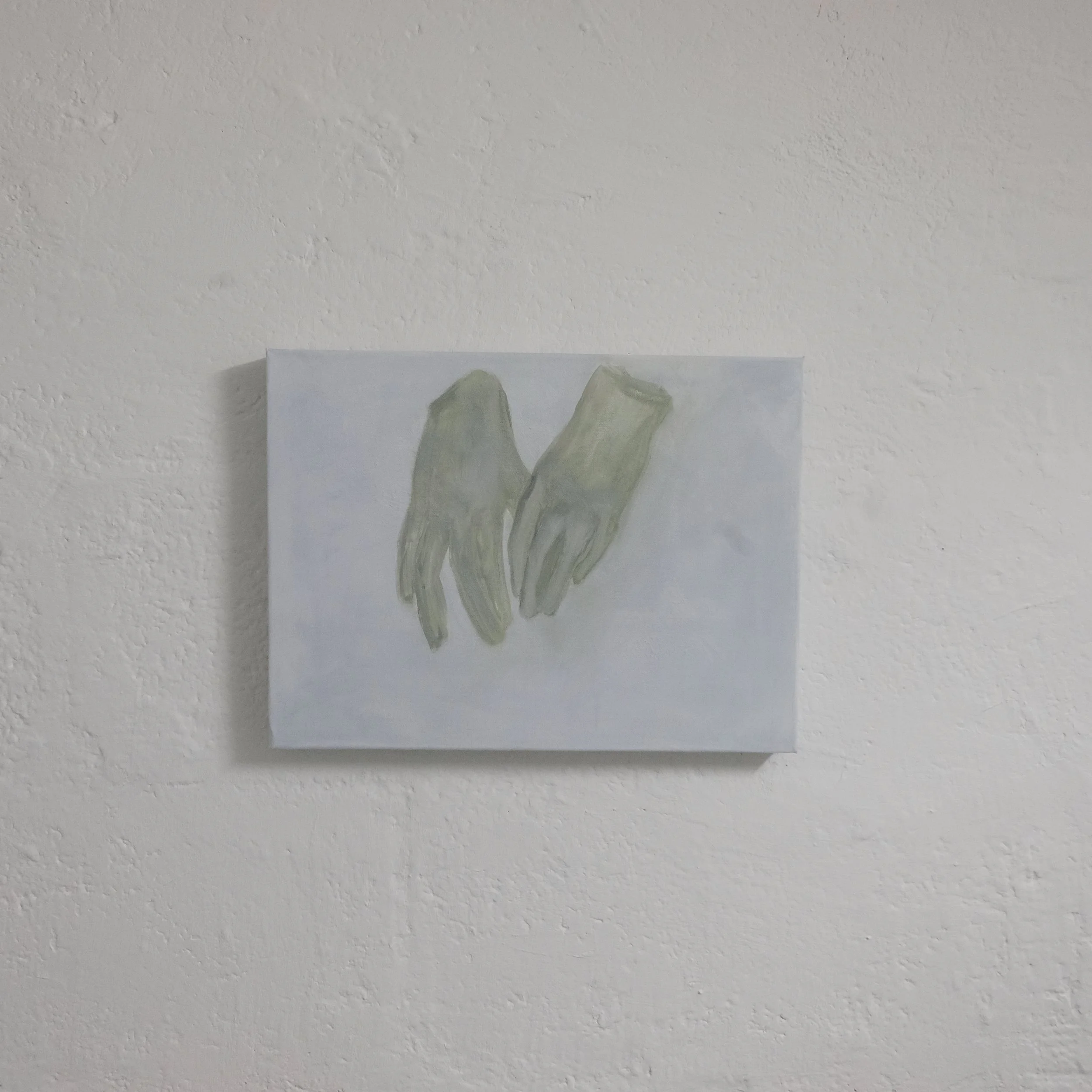 "Handshoes"
Oil on canvas
25 x 40 cm
2025