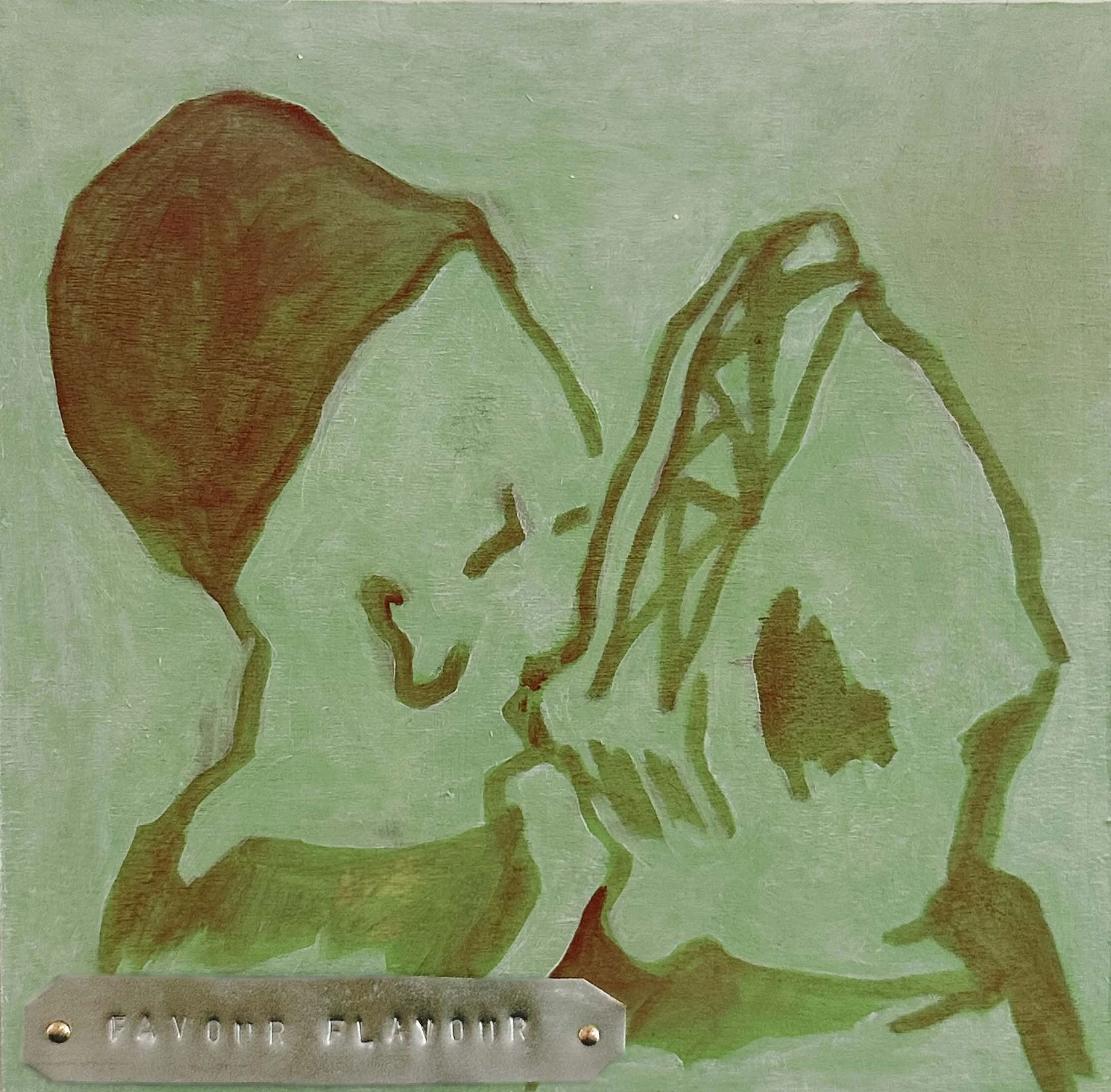 "Favour Flavour"
Oil on wood
15 x15 cm
2025