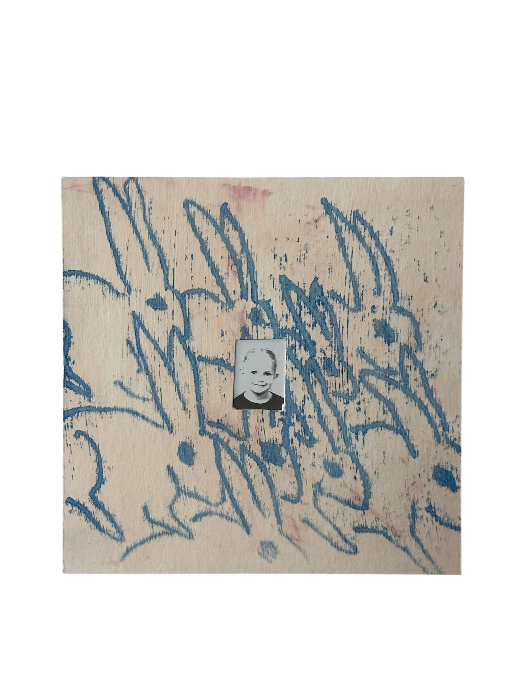 MEZ(ELF)
15 x 15 cm
Monotype on paper on wood
2026