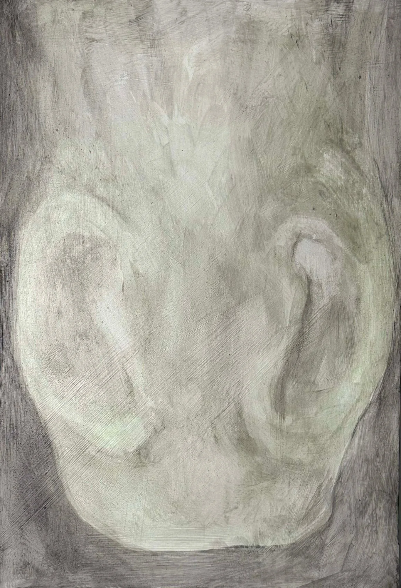 HOEF JE NIET MEER?
Diptych, pigments and varnish on raw cotton
2 × (30 × 22 × 5 cm)
2026