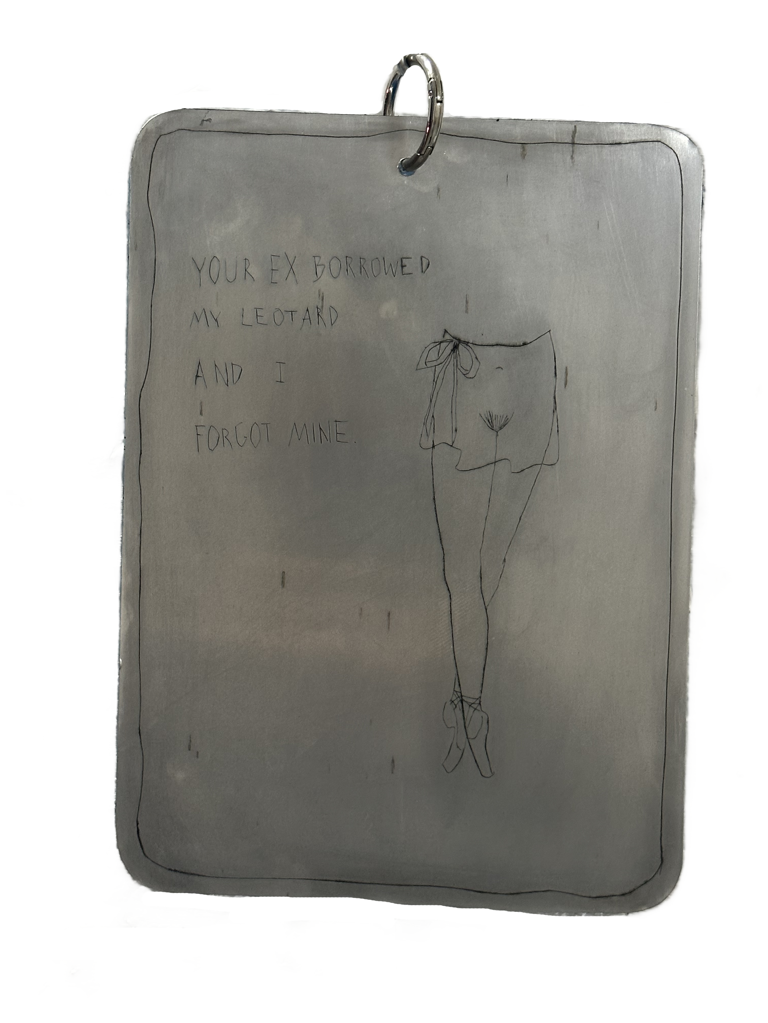 BALLETROKJE
20 x 28 cm
Oil on metal sheet