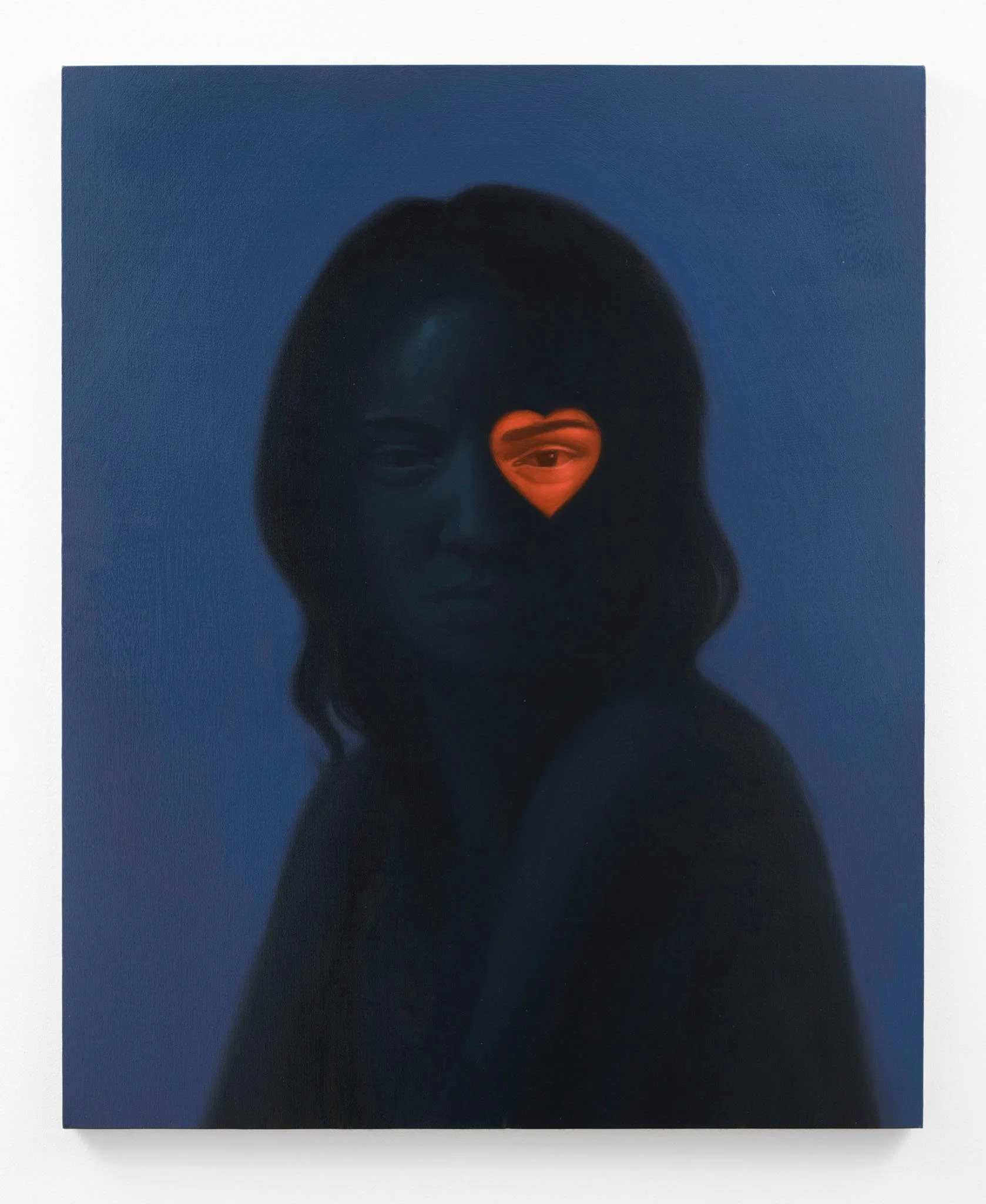 Francesco Andreozzi “Nel mio sogno”, 2023, olio su tela, cm 105,5 x 86,5, courtesy Gilda Lavia, ph Giorgio Benni