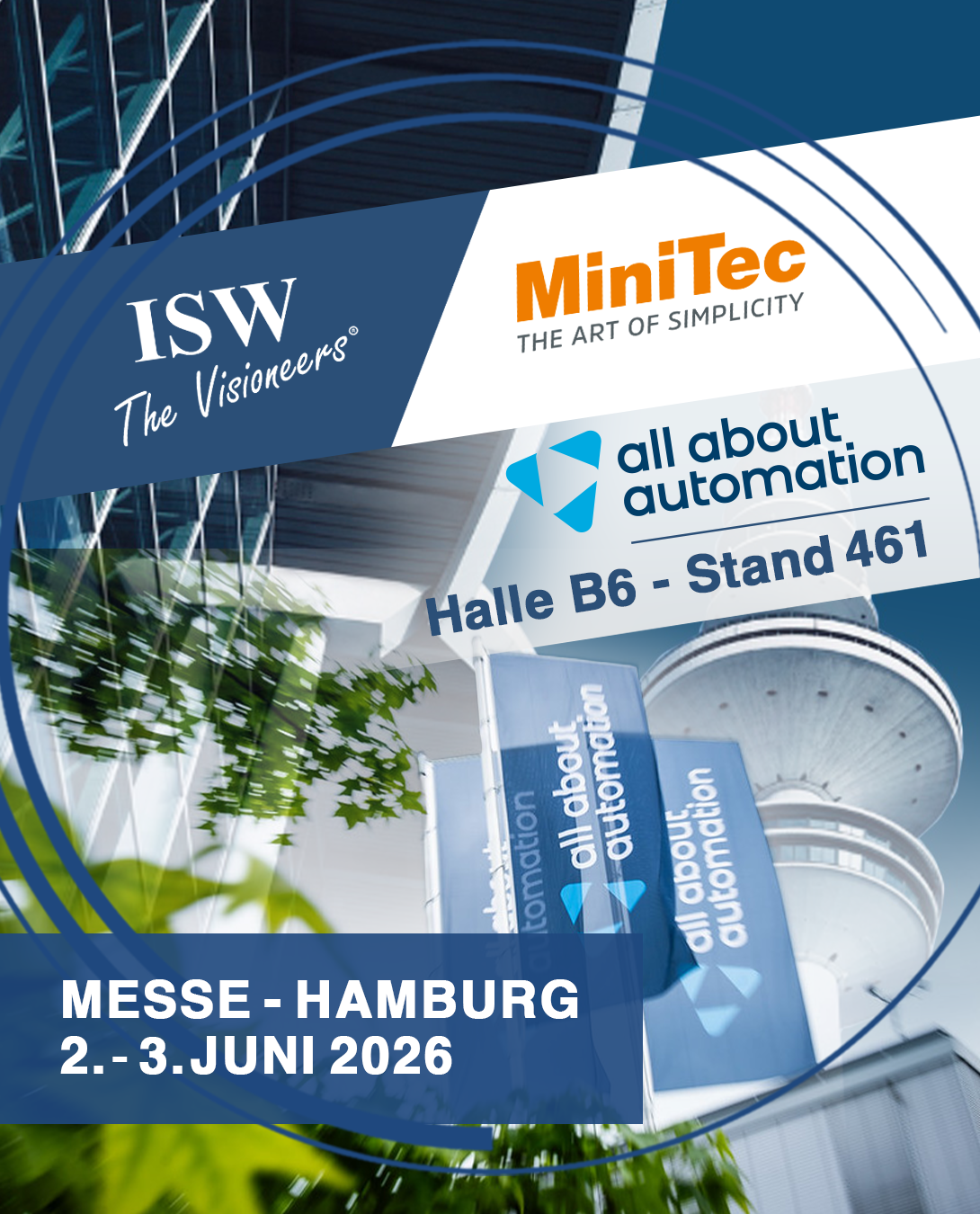 Wir sind gemeinsam mit @MiniTec auf der all about automation in Hamburg.