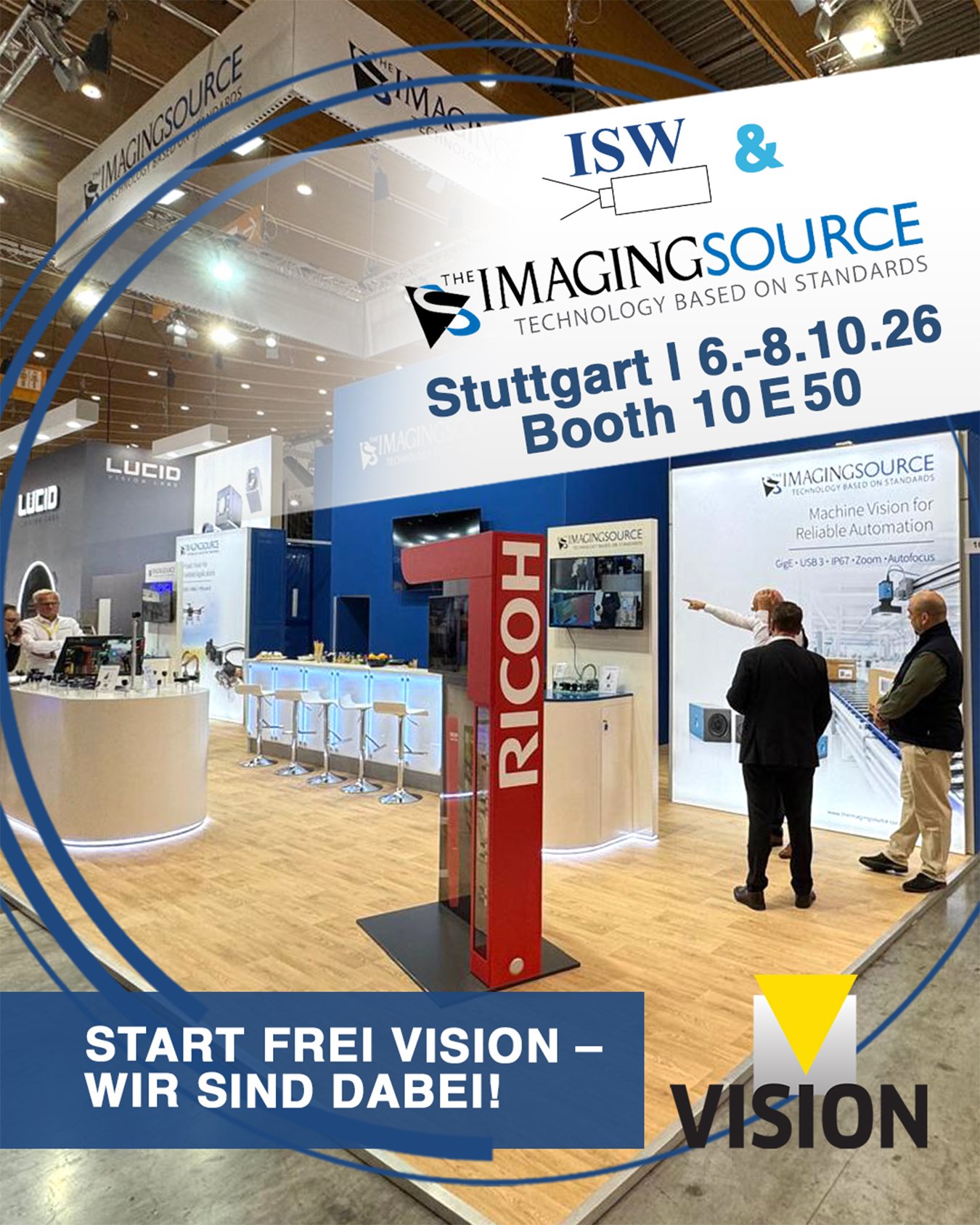 ISW_Messestand_Stuttgart_Vision2026 Personen auf der Messe