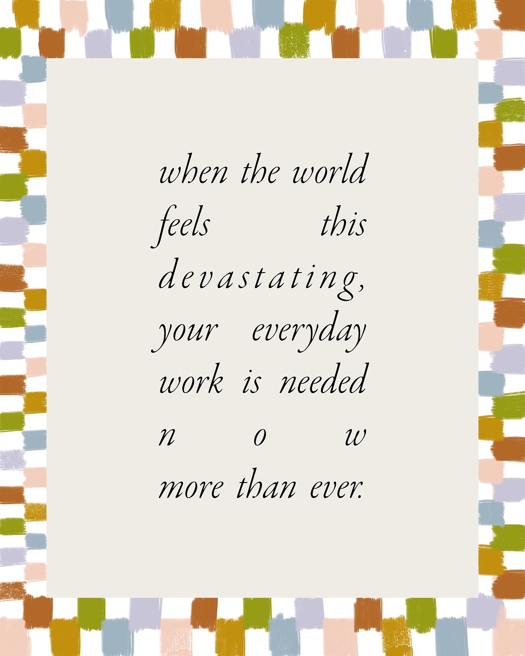 when you are coming from a place of authenticity and love, even selling is important, radical work. 

don&rsquo;t forget that the people are the power. 

and the little things add up.