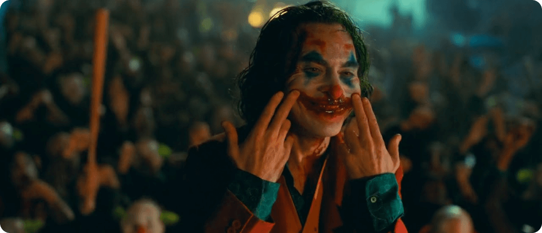 Joker smiling