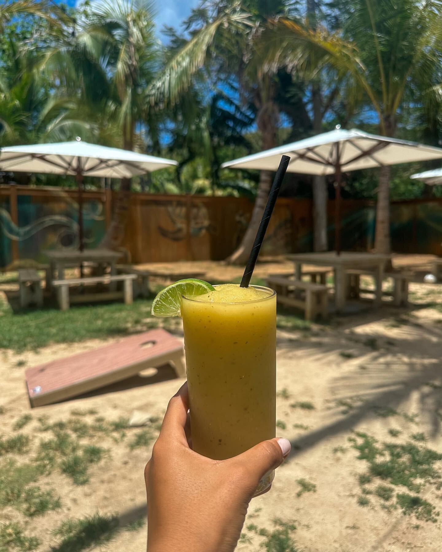 Whine your way down to Hull Bay &amp; wuk yourself up to The Shack &rarr; Try our Mango Fros&egrave; 🥭 The perfect refresher after J&rsquo;ouvert ✨