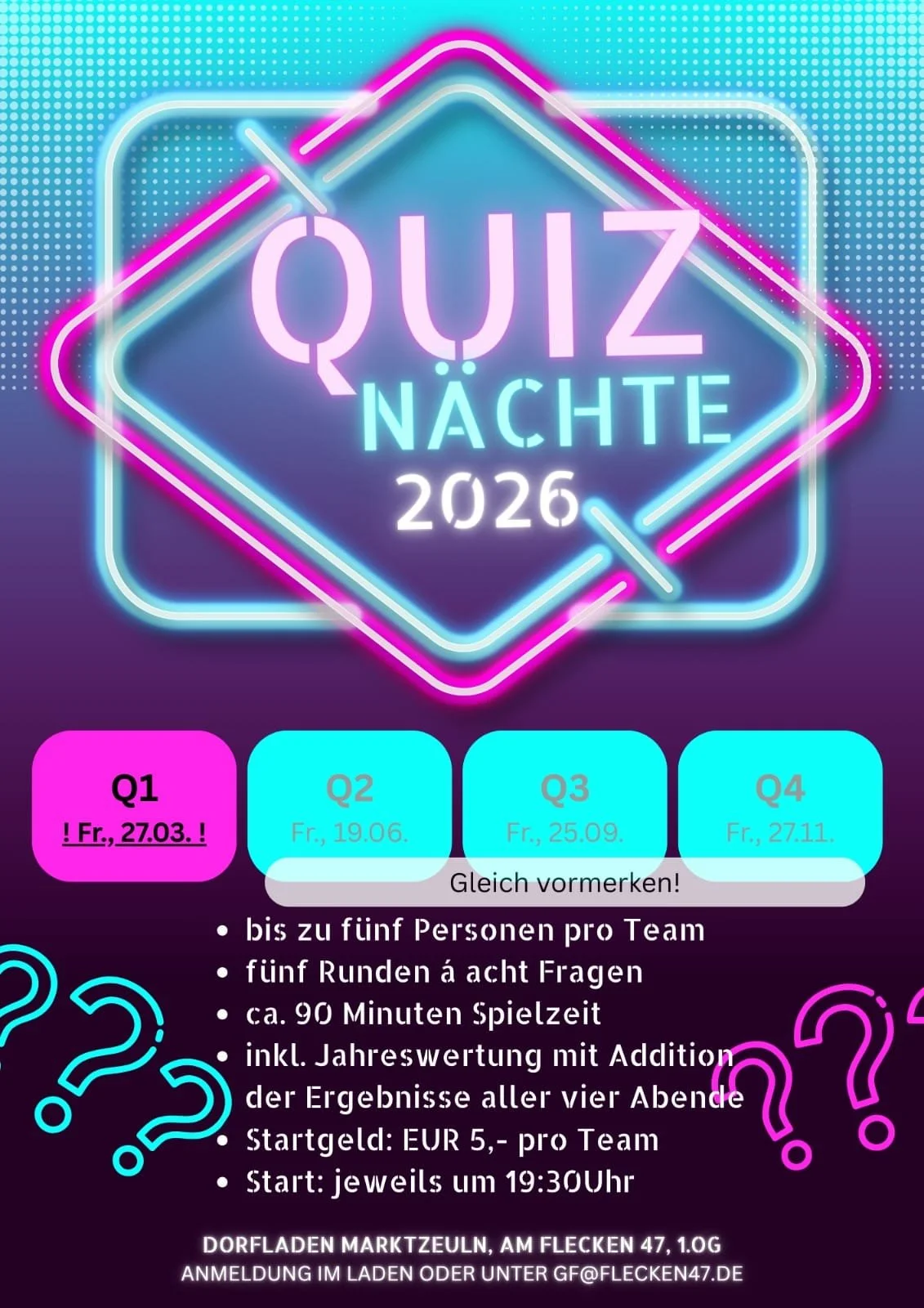 Quiz Nächte 2026