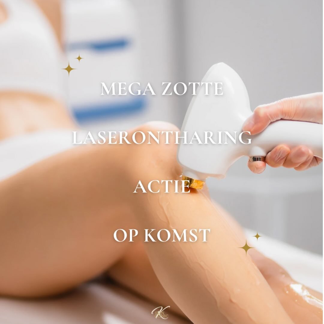 STAY TUNED 

✨ MEGA ZOTTE LASERONTHARINGACTIE ✨

REVEAL DATE 1.11 🎉

#laserontharing #laserhairremoval #permanentelaserontharing #hairfree #haarvrij #crazydeal #megazotteactie #nooitmeerscheren #nooitmeerscherenwaxenharsenepileren #bornem #wintam #n