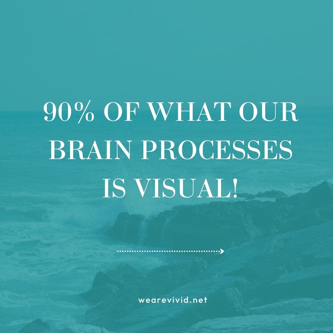 Did you know? 😮 90% of what our brain processes is visual! That's why nailing your visual branding with a timeless logo, emotive colours and strategic designs is a must for making a killer first impression. If your business feels a bit sluggish, may