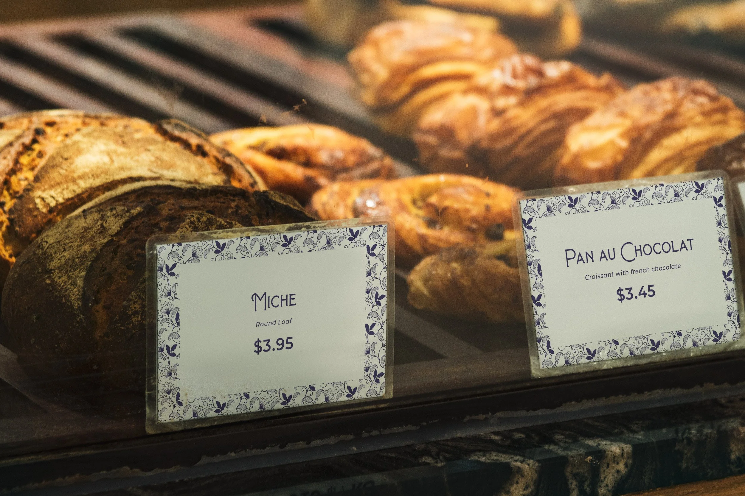 Bakery Display Cards