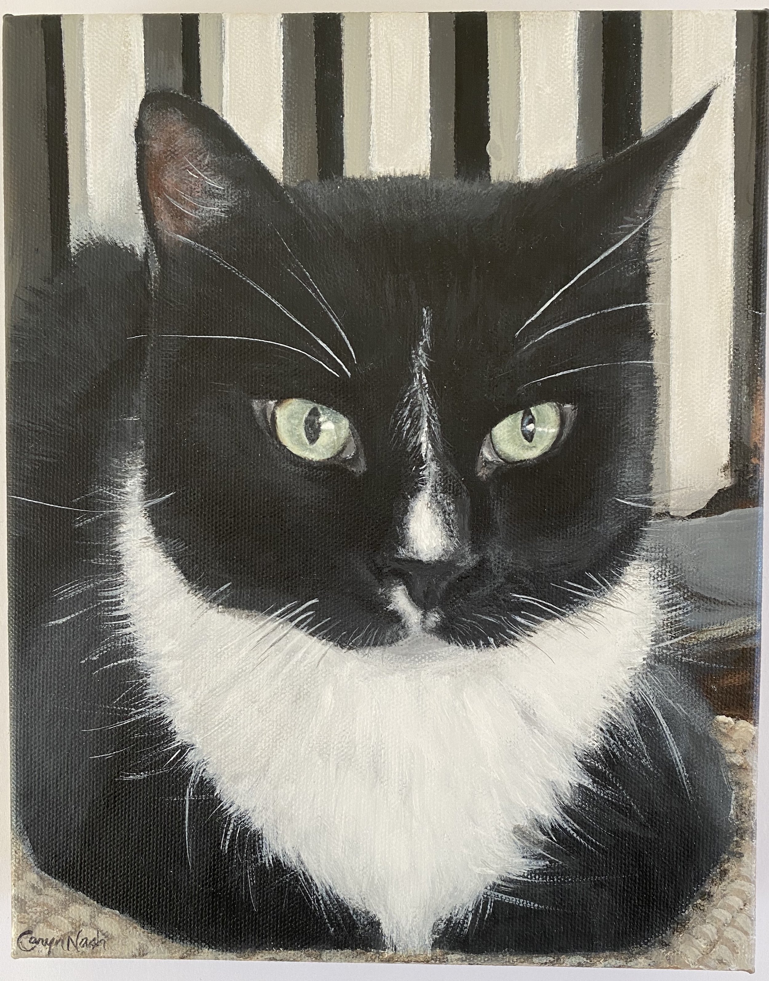’Trevor’ 8x10 acrylic.
