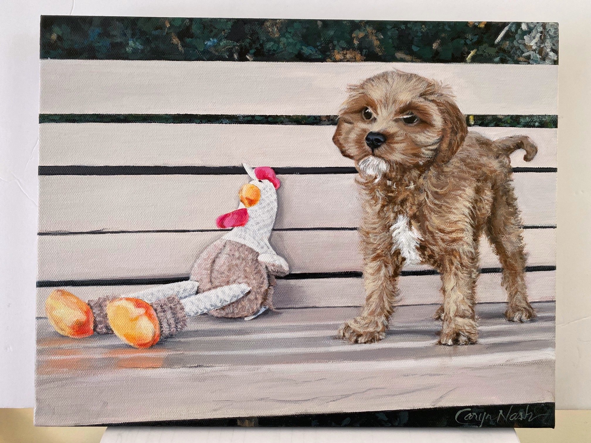 ‘Audrey’ 11x14 Acrylic.
