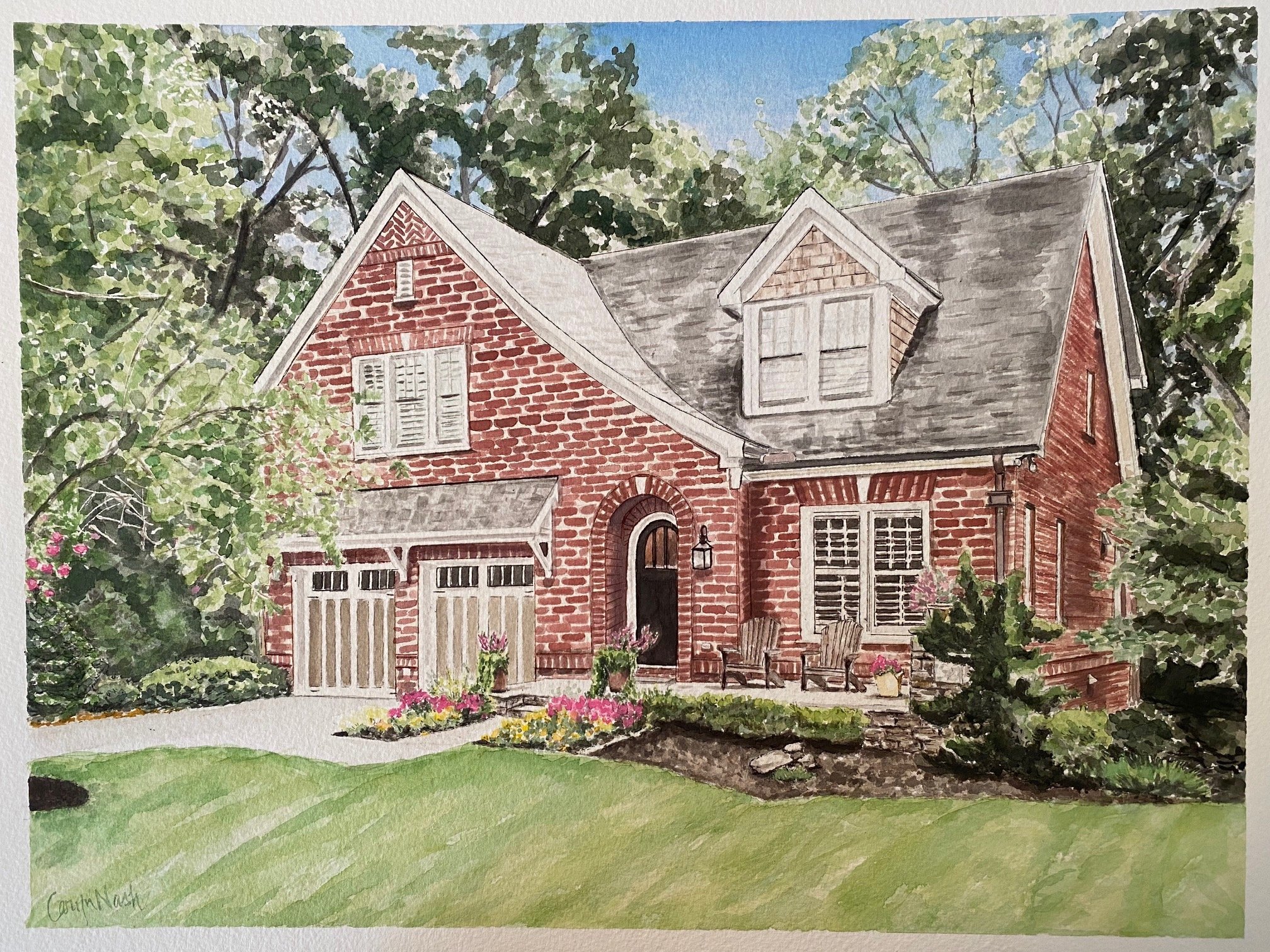 ‘Aaron’. 11x14 watercolor.