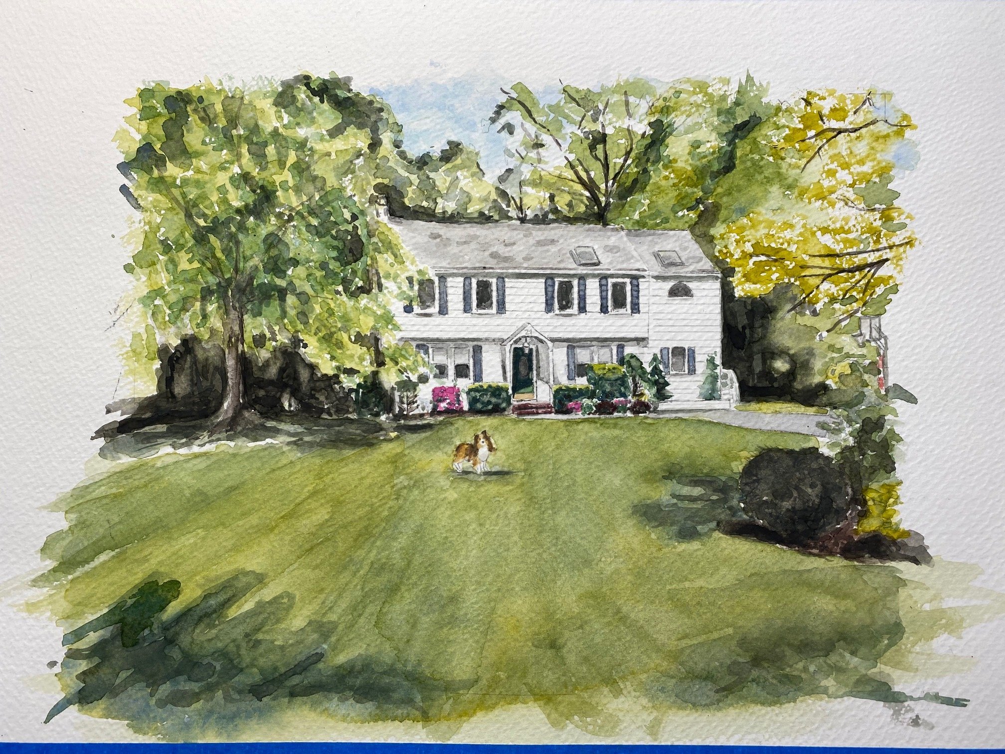 ‘Rea’ 8x10 watercolor.