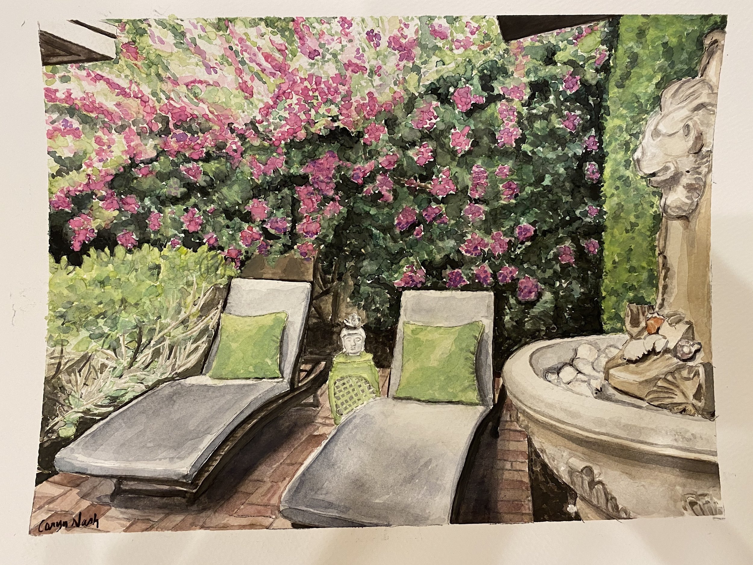 ‘Marsha’ 11x14 watercolor.
