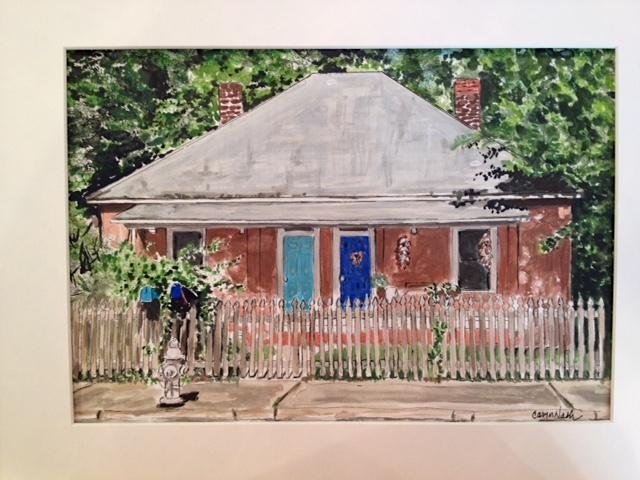 ‘Intown’ 9x12 watercolor.
