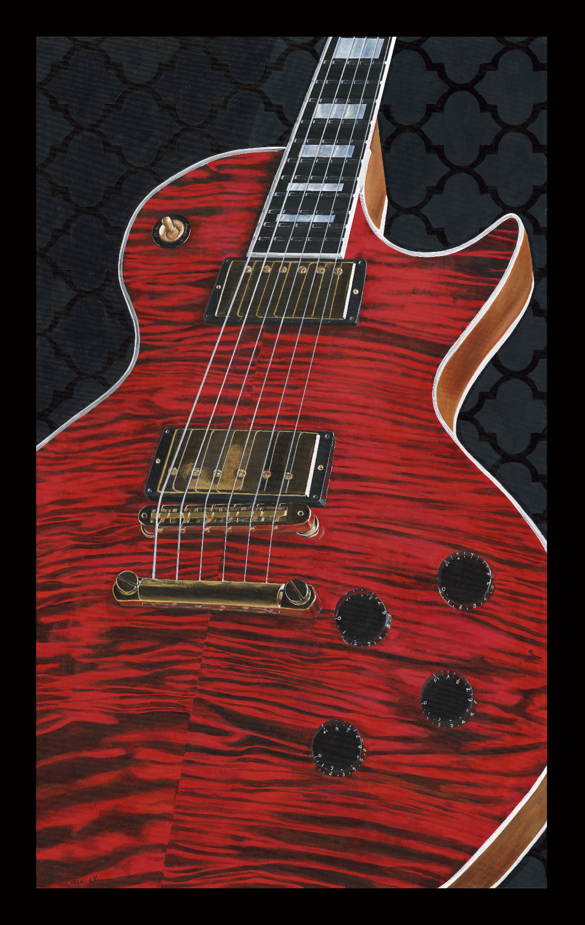 ‘Fender’. 36x60 Acrylic.