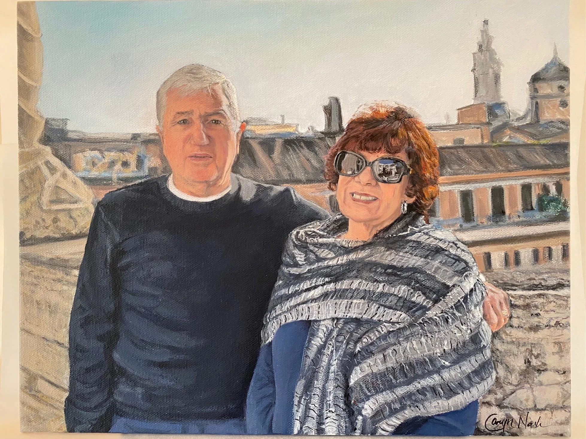‘Rome’ 11x14 acrylic.