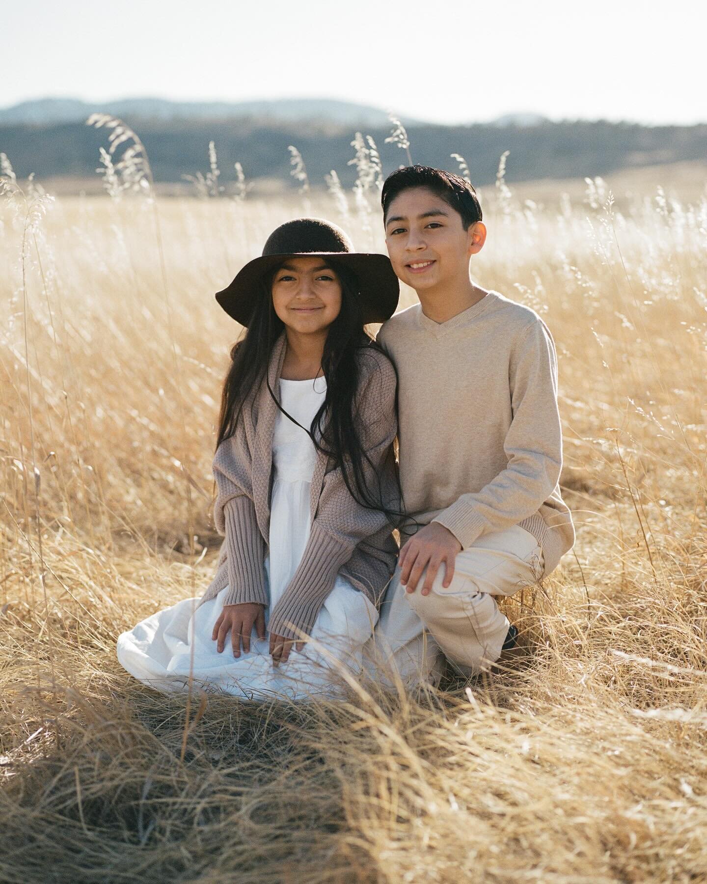 sweet sibling moments on an oddly warm day in February