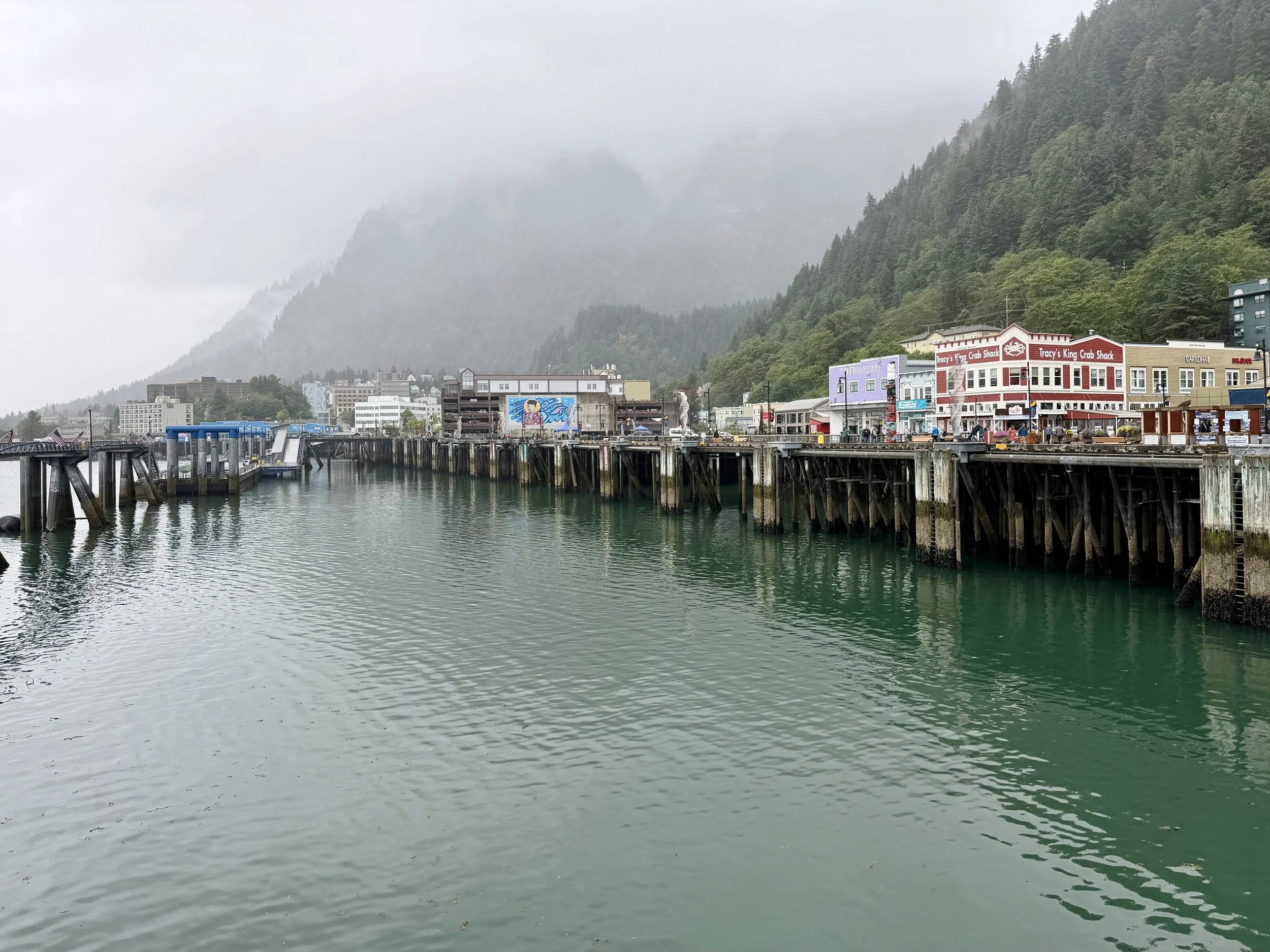  Downtown Juneau, Alaska from the pier  