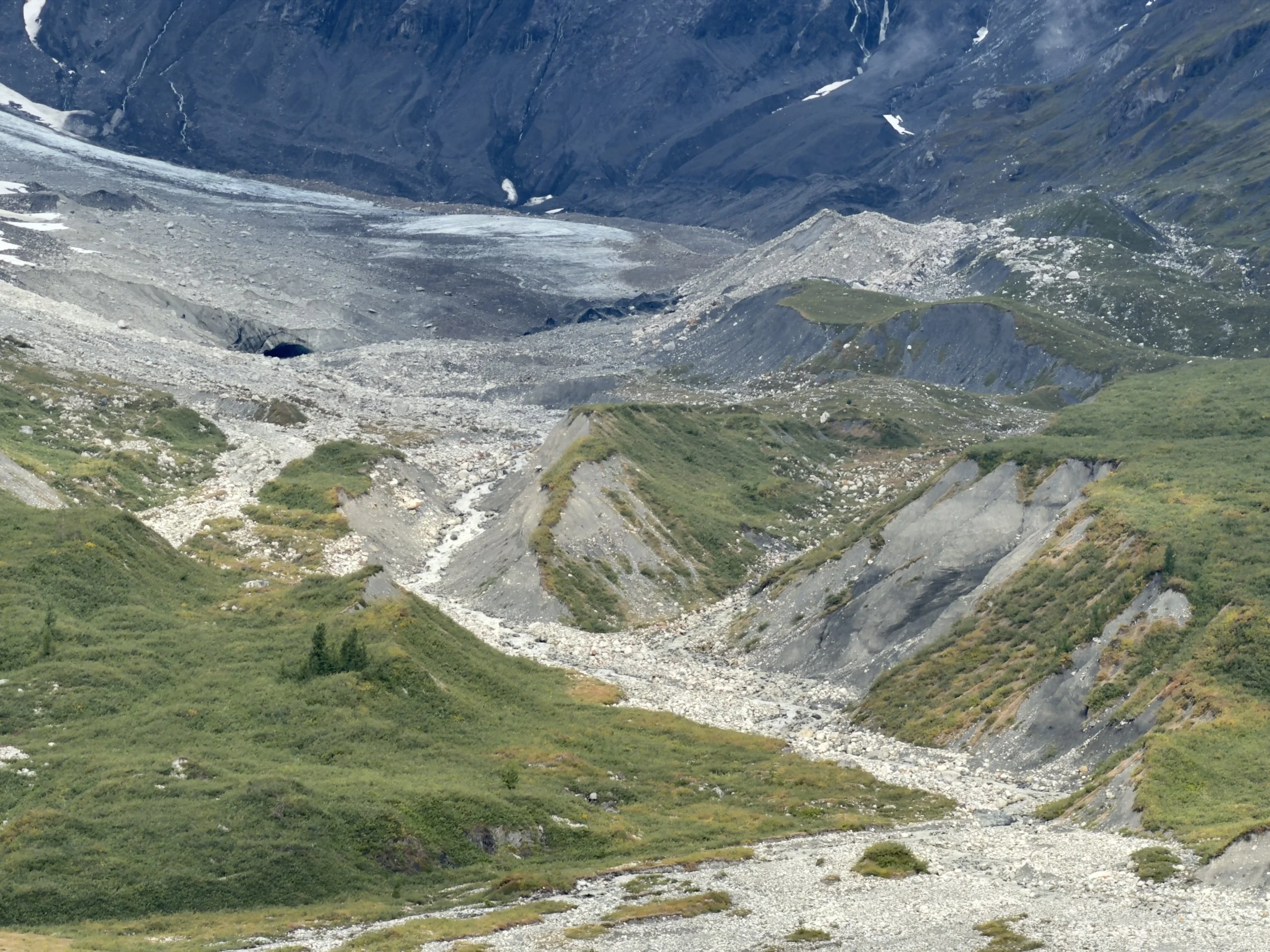  Up close at the water’s edge just in front of the John Hopkins glacier 
