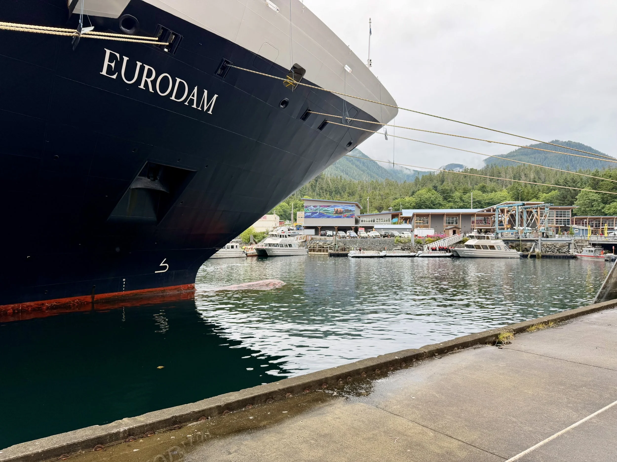  The Holland America Eurodam at port in Sitka, Alaska 