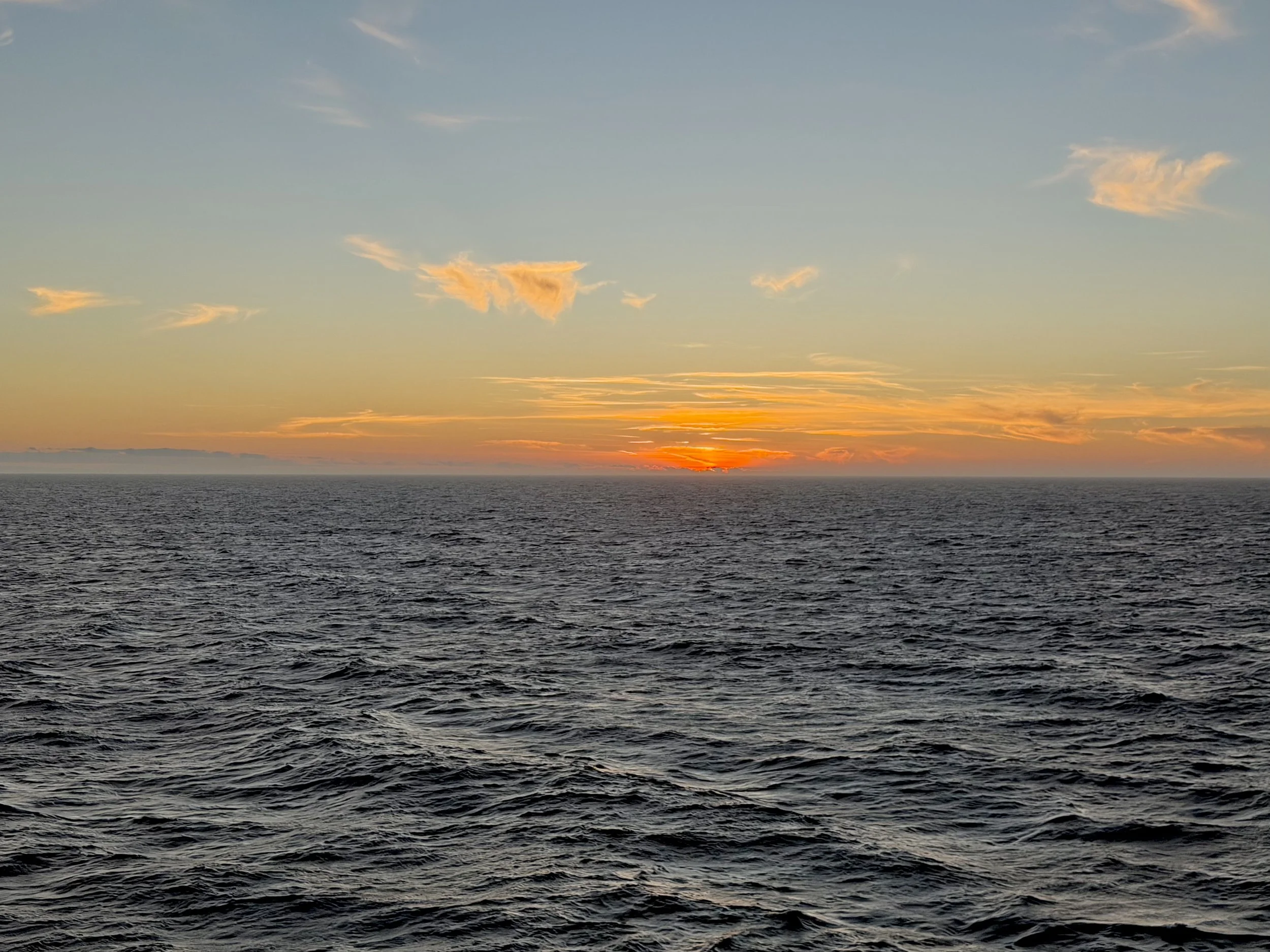  Last sunset in Alaska on the Holland America Eurodam 