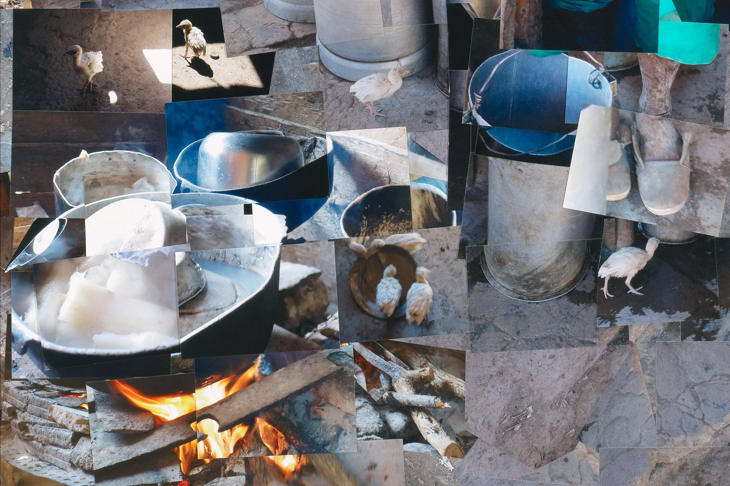 Nena (detail), 2017
Trinidad de Cuba
Photocollage, 68 x 46 in