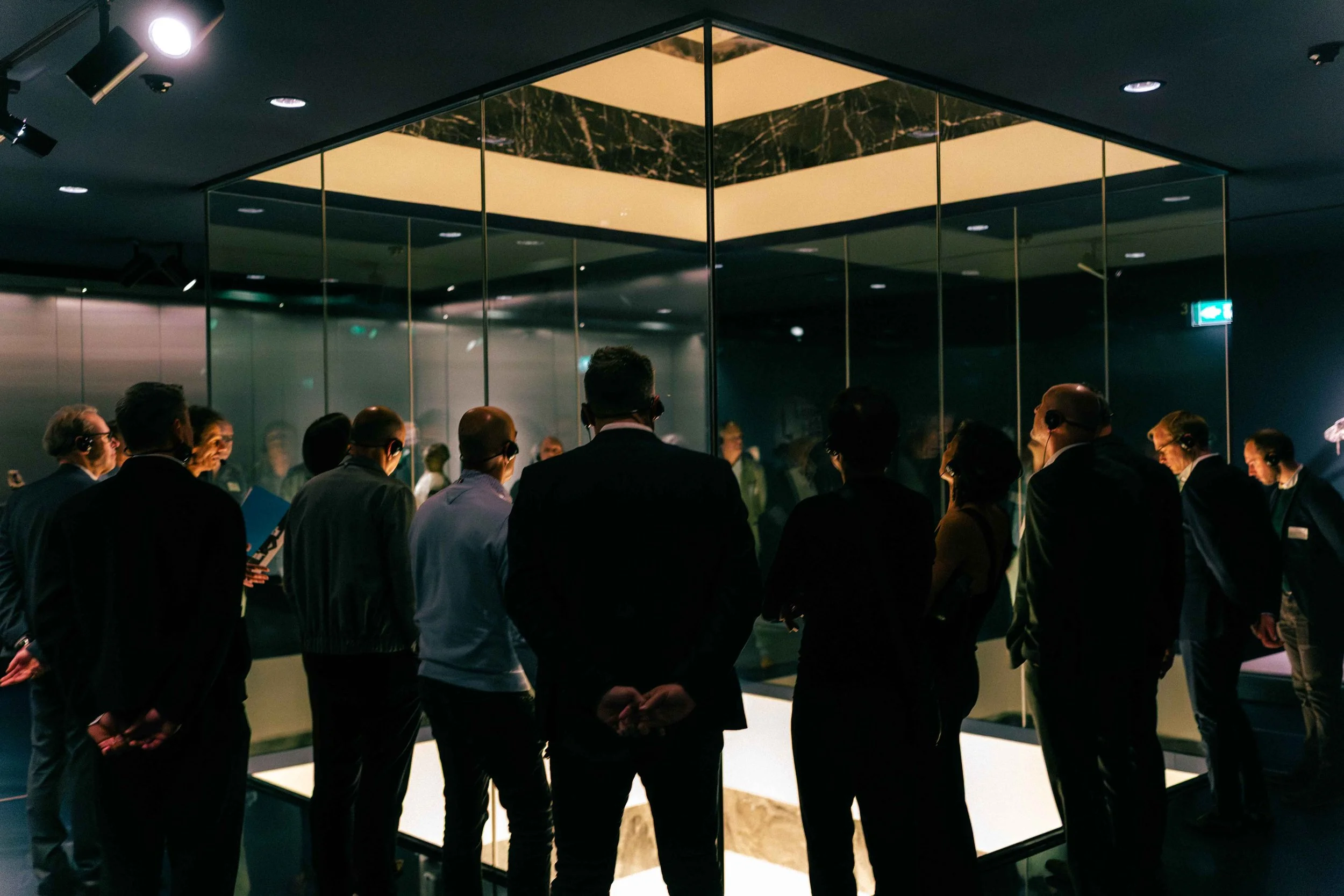 Guide during a network event at KMSKA for company Nelissen, Bulex, Forbo and SOPREMA.