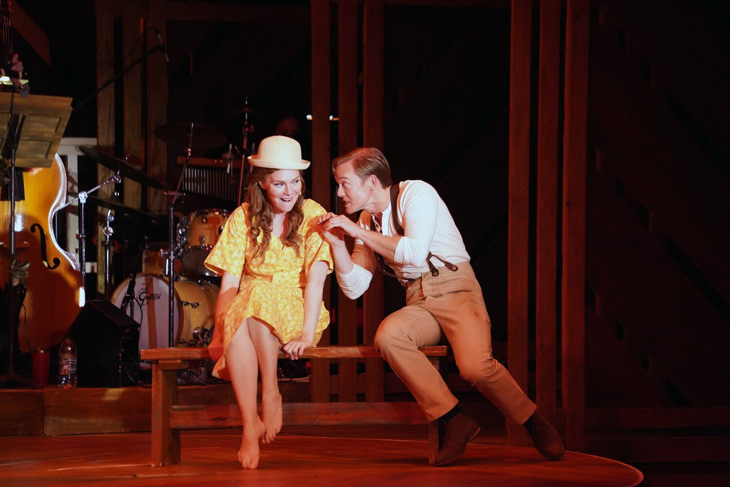 As Jimmy Ray in Bright Star (with Adrianne Hick)(Photo: Suzanne Carr Rossi)