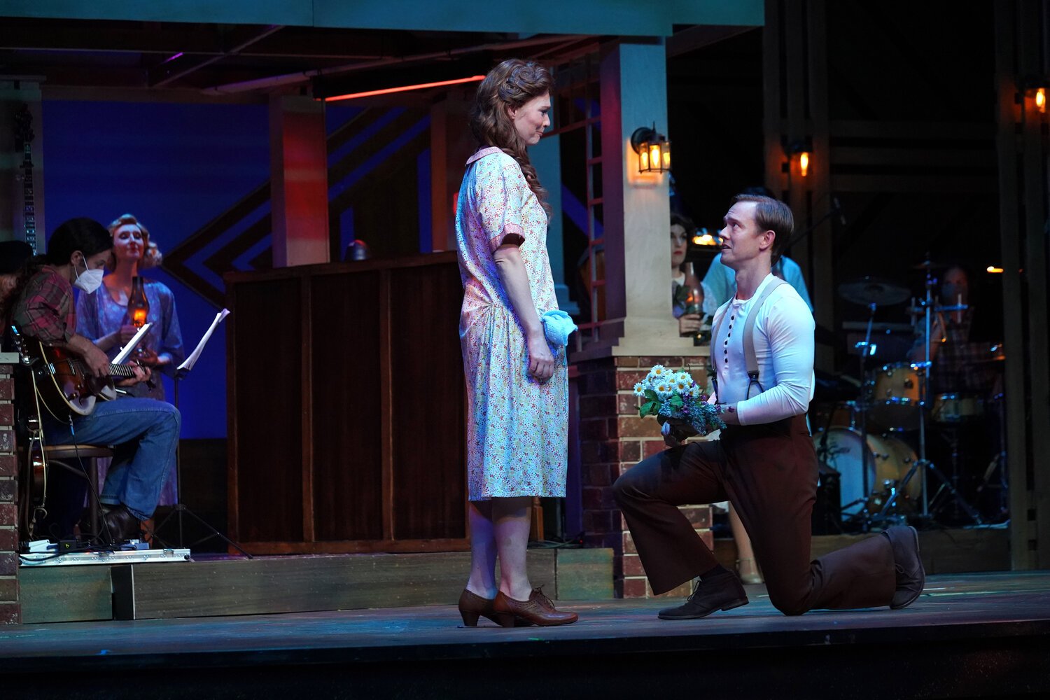As Jimmy Ray in Bright Star (with Adrianne Hick)(Photo: Suzanne Carr Rossi)