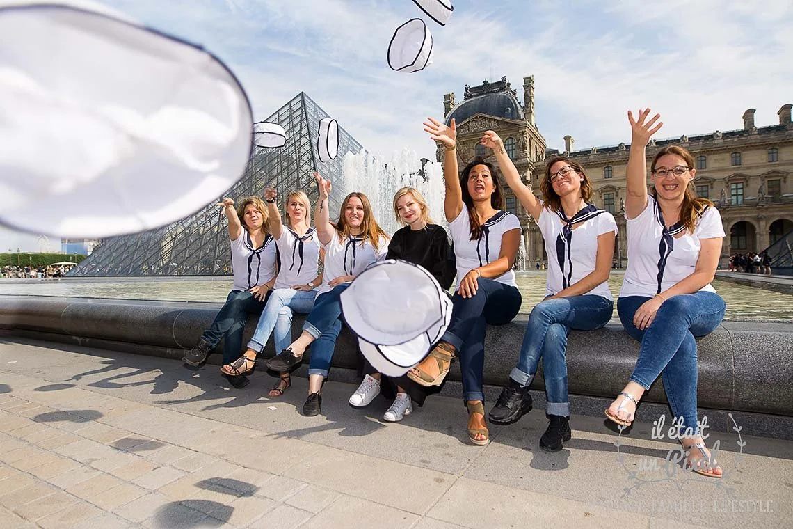 Shooting photo EVJF à Paris pour Marjorie