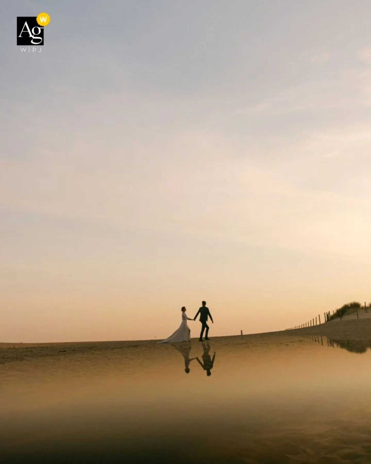 One year ago exactly, A+M in @domaine_de_la_chopiniere
✨️

A few drops of rain didn't stop these two from having the loveliest celebration &amp; a beautiful after session at the beach brought some sun back to the photos. 

wedding team:
@domaine_de_l