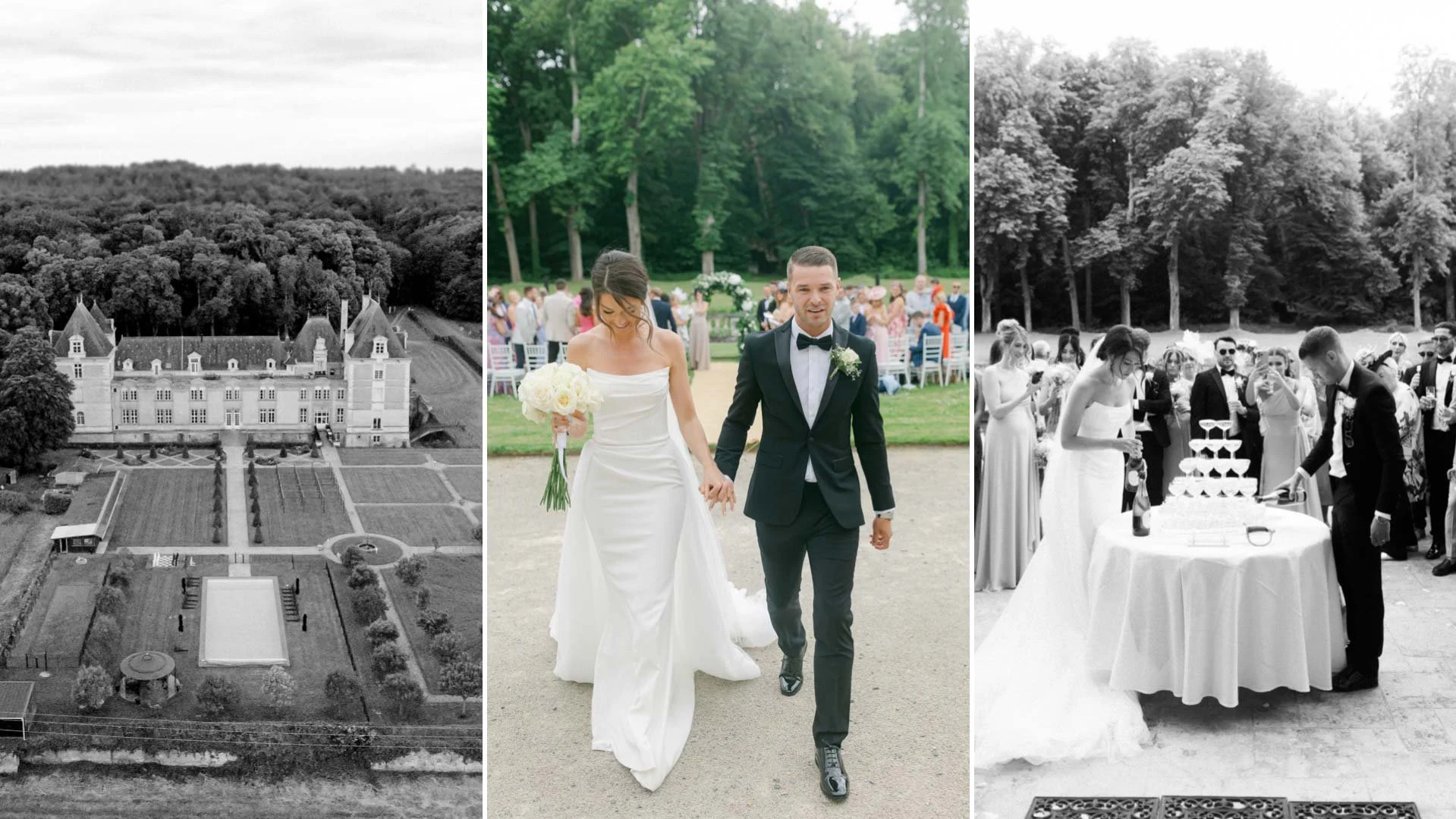 E&J // Black tie 2-day Loire Valley Chateau wedding for UK couple