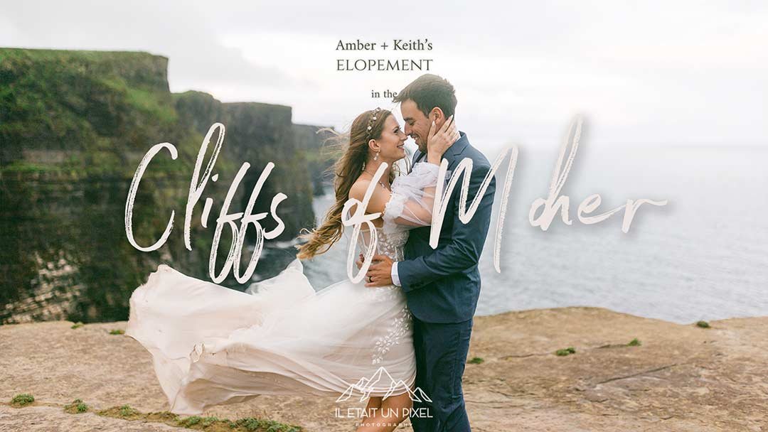 Ireland Elopement of A&K on top of the Cliffs of Moher