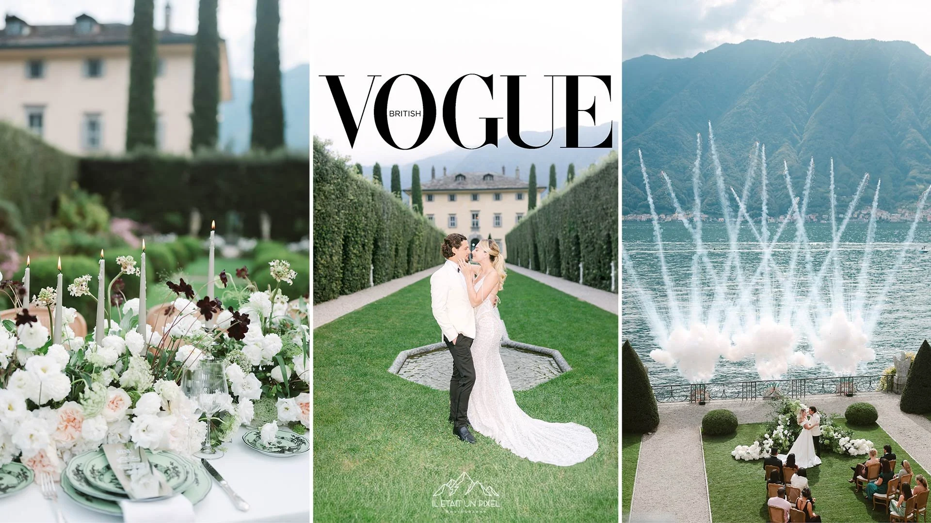 L&L // Villa Balbiano, Lake Como editorial wedding photo