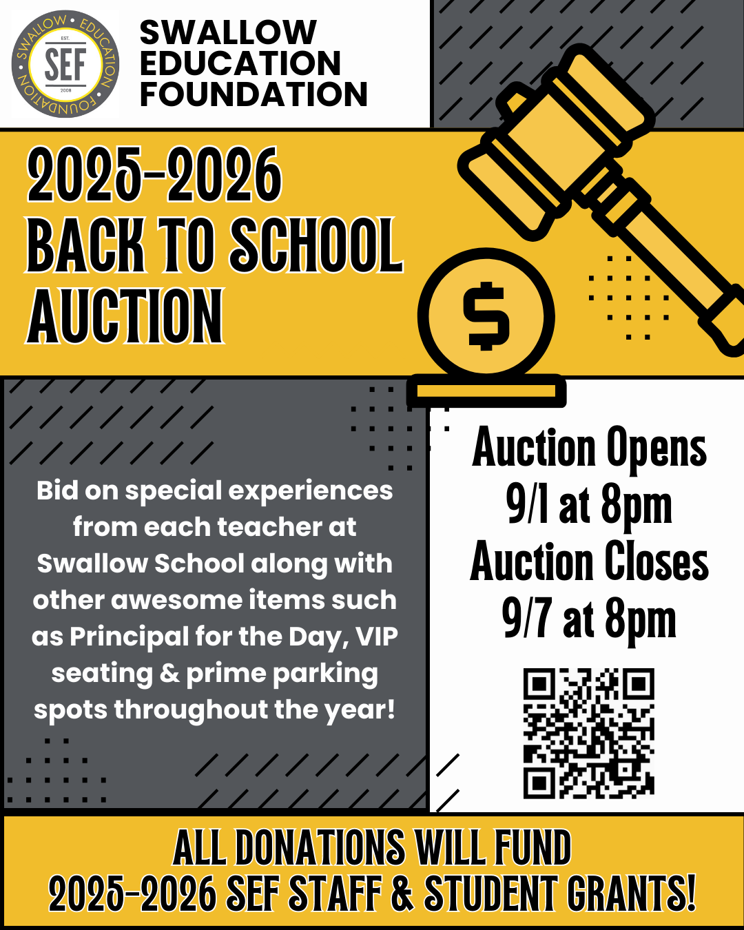 Back to School Auction
