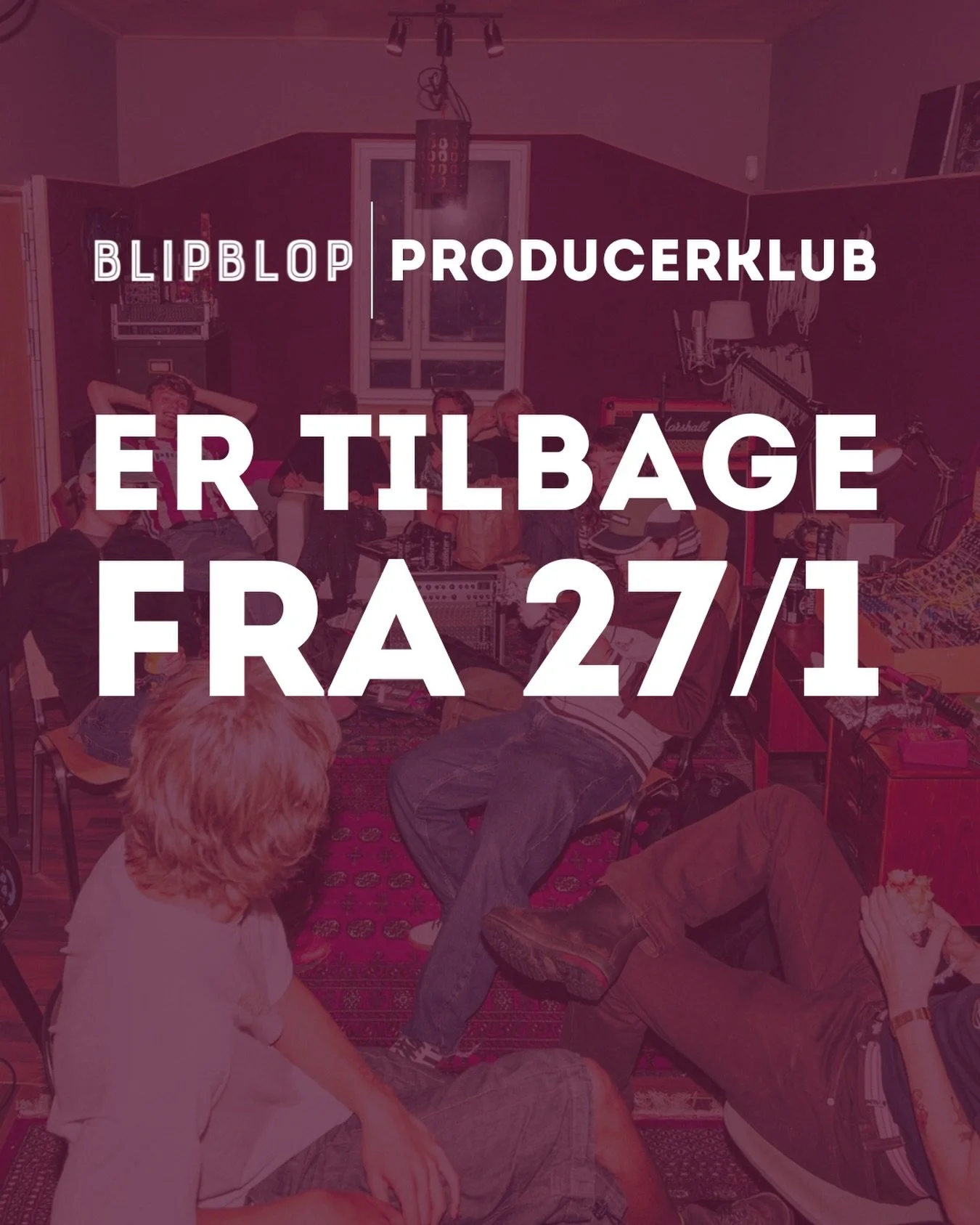 Vi er tilbage med endnu en s&aelig;son ProducerKlub! Som altid gratis, pivhyggeligt og &aring;bent for producere mellem 16-30 &aring;r.

Denne s&aelig;son styres klubben af @hectoroevrum som var med til at starte ProducerKlub oprindeligt! 

L&aelig;s