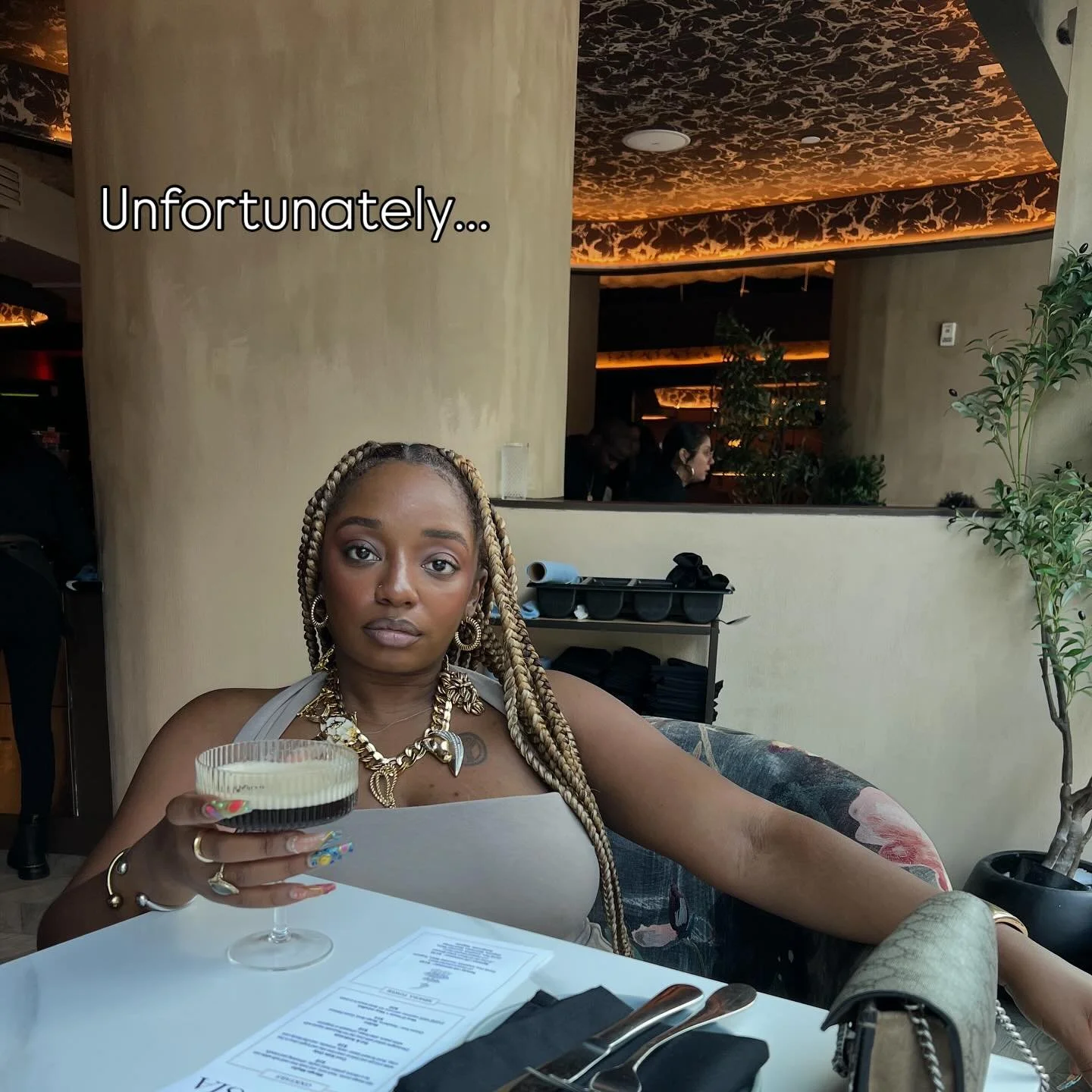 I enjoy my coffee in martini🍸 form 
I love the word NO
I will continue to encourage black women to go against the status quo 
Irish Goodbyes are my thing
Being a mom is a highlight but not the only highlight of my life.
I love hearing &ldquo;you wer